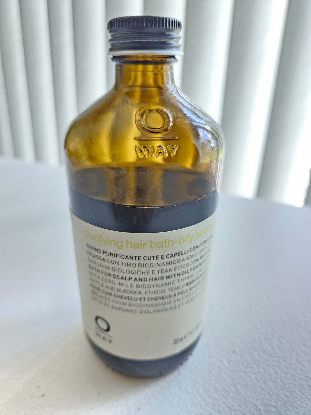 Oway Purifying Hair Bath — Oily Scalp With PUMP